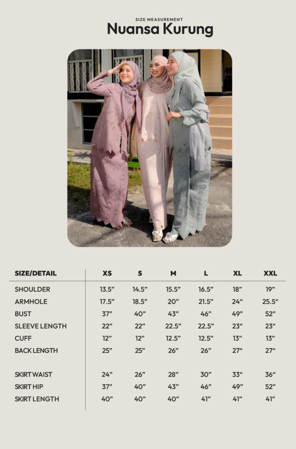 NUANSA Kurung 2.0 in Blush Cream - Image 4