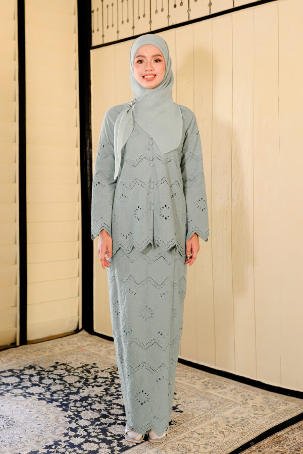 NUANSA Kurung 2.0 in Sage Blue - Image 2